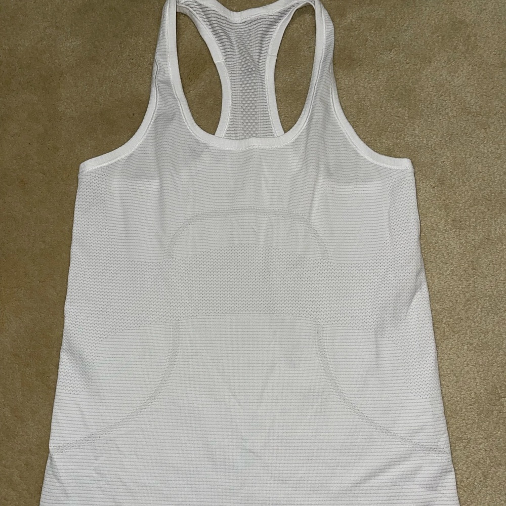 White Lululemon Tank